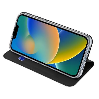 4. Dux Ducis Skin Pro kabura etui pokrowiec z klapką iPhone 14 Plus czarny