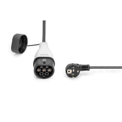 5. Ładowarka EV z regulacją mocy ładowania 1,8-3,7 kW, z torbą, 5 m, 230 V, Typ F 7/4 do Typ 2