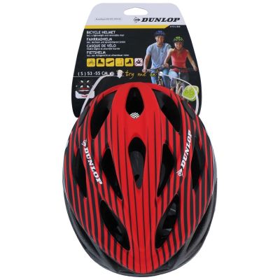 5. KASK ROWEROWY REGULOWANY CZERWONY DUNLOP R.M