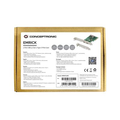 3. Conceptronic EMRICK08G adapter Wewnętrzny USB 3.2 Gen 2 (3.1 Gen 2)