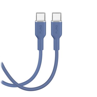 2. Kabel Puro ICON USB-C - USB-C 1,5m - niebieski