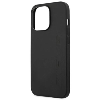 6. Etui AMG Leather Hot Stamped na iPhone 14 Pro Max - czarne