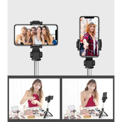7. Selfie stick Tech-Protect L02S Bluetooth z tripodem do 72cm - czarny