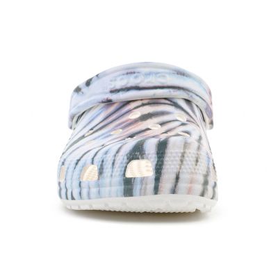 2. CROCS CLASSIC TIE DYE CLOG CHALK/MULTI 211937-0PZ