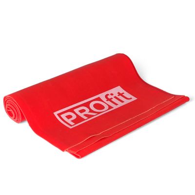 5. Guma Fitness Profit 120*15*0,55 cm czerwona  DK 2227