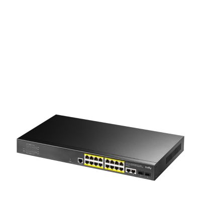 6. Cudy GS2018PS2 Zarządzany L2 Gigabit Ethernet (10/100/1000) Obsługa PoE 1U Czarny