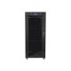 6. LANBERG SZAFA STOJĄCA RACK 19" 27U 600X600 DRZWI SZKLANE LCD CZARNA FF01-6627-12BL (FLAT PACK)
