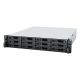 5. NAS Synology RS2423RP+; 2U RACK; 12x (3.5" SATA HDD/2.5" SATA HDD); AMD Ryzen V1780B; 8 GB DDR4 ECC UDIMM (max. 32GB), 2x 1GbE RJ-45, 1x 10GbE RJ-45