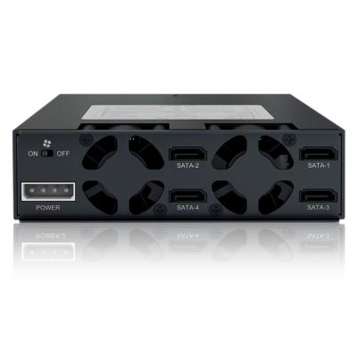 Panel nośny Icy Dock MB994SP-4SB-1, 13.3 cm (5.25"), 2.5", Aluminium, Metal, CE, REACH