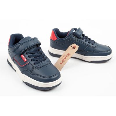 6. Levi's buty dziecięce sportowe John SE granatowe na rzep wygodne