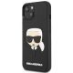 2. Etui Karl Lagerfeld 3D Rubber Karl`s Head na iPhone 13 / 14 / 15 - czarne