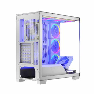30. MODECOM OBUDOWA VOLCANO STELLAR ARGB MIDI 8F WHITE