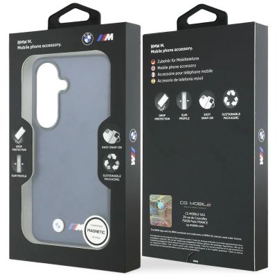 8. Etui BMW M Metal Logo MagSafe na Samsung Galaxy S26 - granatowe