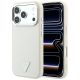 Etui Guess Grained Triangle Logo MagSafe na iPhone 18 Pro / 17 Pro - beżowe