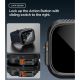 7. Zestaw etui Spigen Lock Fit + szkło hartowane Spigen Tempered Glass na Apple Watch Ultra (49 mm) - czarne matowe