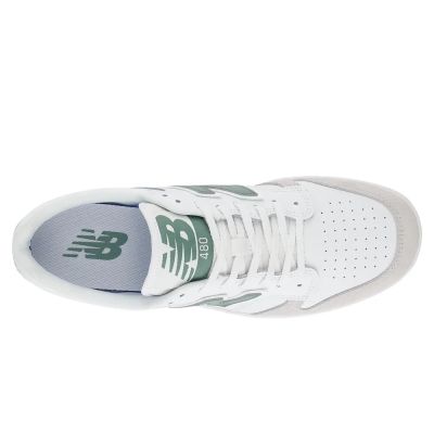 8. Buty Klasyczne męskie New Balance 480 Lifestyle white (BB480LXB)
