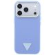3. Etui Guess Grained Triangle Logo MagSafe na iPhone 18 Pro Max / 17 Pro Max - niebieskie