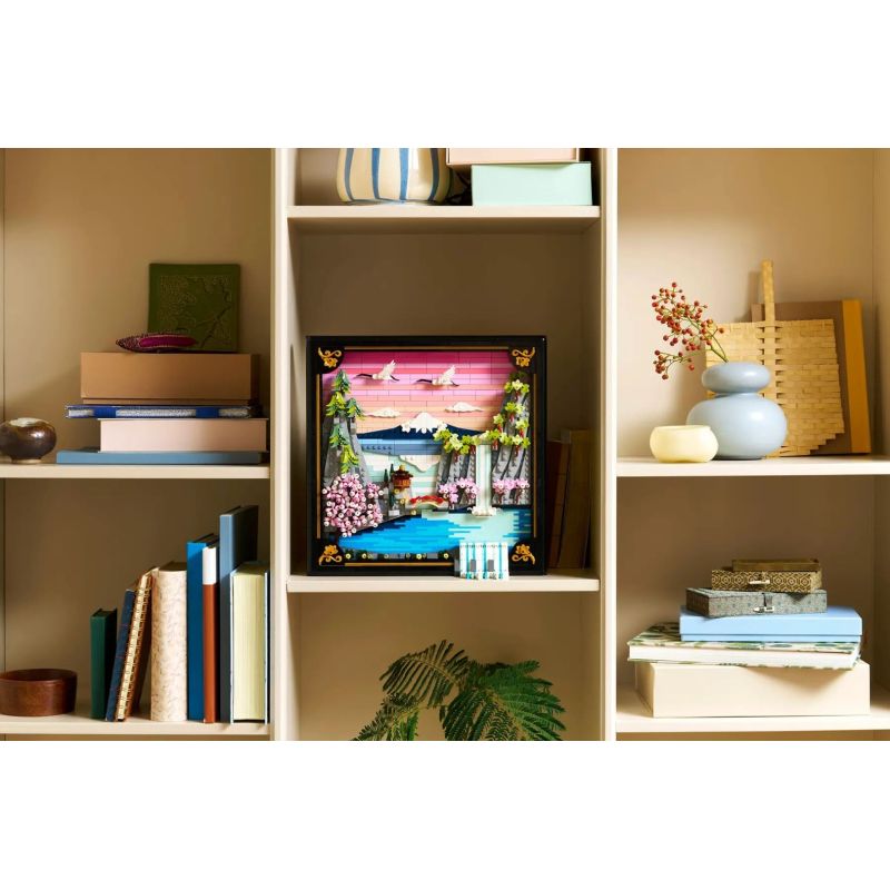 13. LEGO Art 31218 Japoński krajobraz z kwitnącymi wiśniami