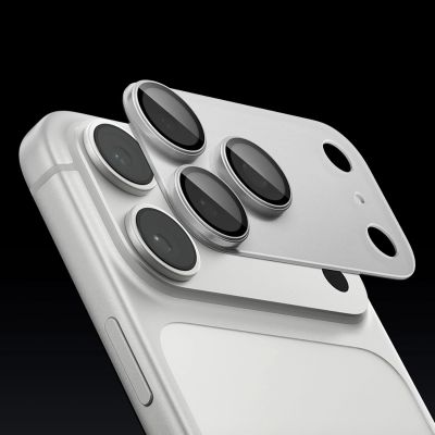10. Szkło hartowane na aparat Spigen Optik Pro XL GLAS.TR EZ FIT na iPhone 18 Pro Max - srebrne
