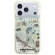 3. Etui Karl Lagerfeld Liquid Glitter Beach & Sand na iPhone 17 Pro / 18 Pro - beżowe