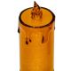 25. ŚWIECA DEKORACYJNA 10,5 CM AMBER CIEPŁY BIAŁY 1 LED