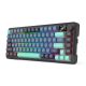 3. REDRAGON K724GBG-RGB-PRO Behemoth klawiatura USB + RF Wireless + Bluetooth Szary, Niebieski