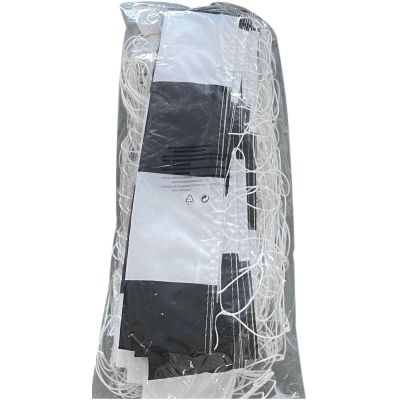 6. SIATKA DO BRAMKI 300x200x110CM BIAŁO-CZARNA ENERO