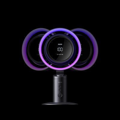 11. Wentylator turbinowy Jisulife Table Fan Pro3 10000mAh biurkowy z filtrem - ciemnoszary