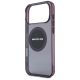 6. Etui Mercedes AMG IML Transparent Bicolor Block MagSafe na iPhone 18 Pro Max / 17 Pro Max - czarno-burgundowe