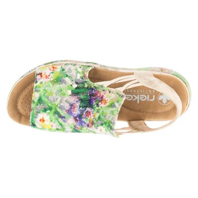 3. Rieker Sandals 64841-90 Wielokolorowe 36