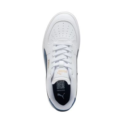 4. Buty dla dzieci Puma Caven 2.0 biało-niebieskie 393837 57