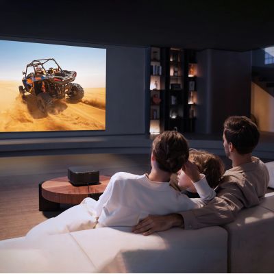 20. Projektor multimedialny Yaber K3 LCD FullHD 1080p z głosnikami JBL - czarny