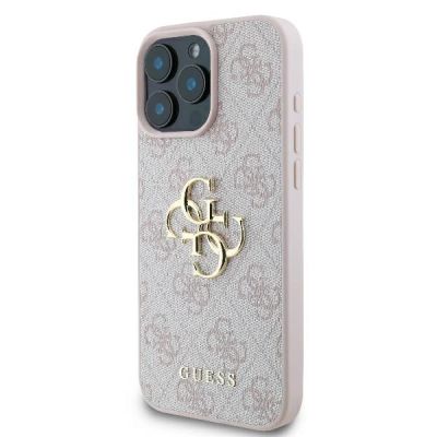 2. Etui Guess 4G Big Logo na iPhone 16 Pro Max - różowe