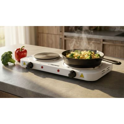 10. ESPERANZA KUCHENKA ELEKTRYCZNA YELLOWSTONE 1500W + 1000W EKH014W