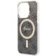 5. Etui Guess IML 4G MagSafe na iPhone 15 Pro - czarne