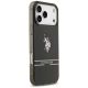 4. Etui US Polo DH and Bottom Stripe Logo MagSafe na iPhone 17 Pro Max - czarne