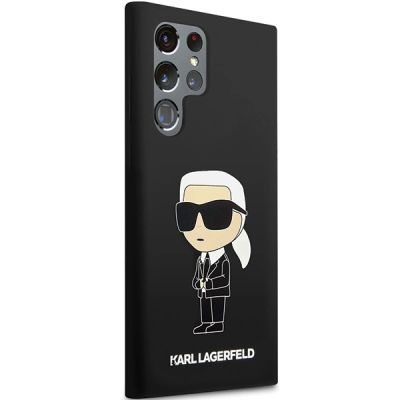 4. Etui Karl Lagerfeld Silicone Ikonik na Samsung Galaxy S24 Ultra - czarne