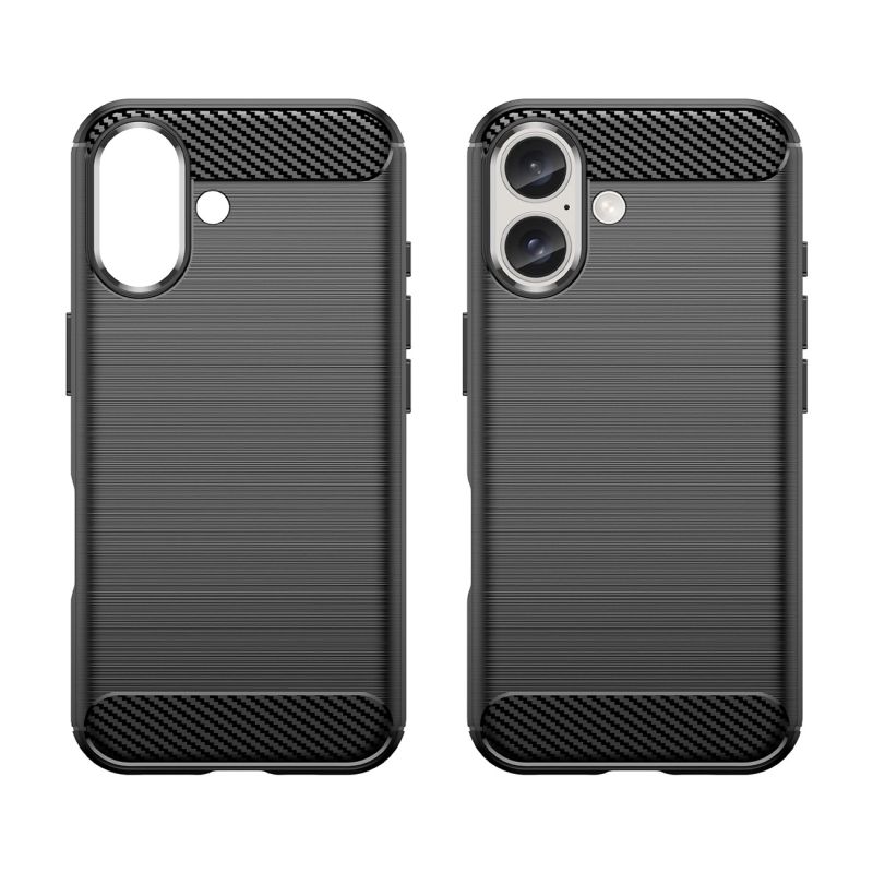 2. Etui silikonowe Carbon Case do iPhone 16 - czarne