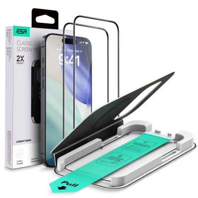 Szkło hartowane ESR UltraFit Tempered Glass 2-pack na iPhone 17 Pro - przezroczyste