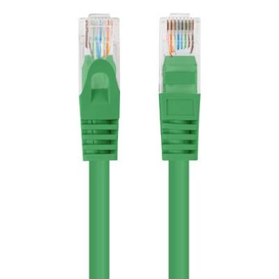 2. PATCHCORD KAT.6 UTP 3M ZIELONY FLUKE PASSED LANBERG 10-PACK