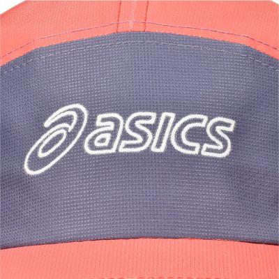 3. Asics 5 Panel Cap 3013B004-700 Czerwone One size
