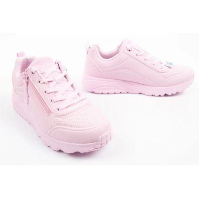7. Skechers buty sportowe dziecięce Uno Lite różowe modne młodzieżowe
