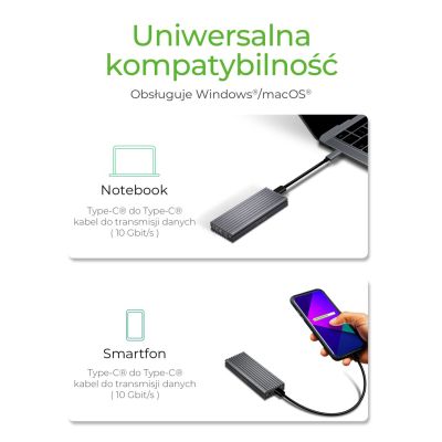 8. Obudowa SSD ICY BOX IB-1817M-C31 Szary M.2