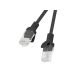 Patchcord UTP Lanberg PCU5-10CC-0100-BK (RJ45 - RJ45 ; 1m; UTP; kat. 5e; kolor czarny)
