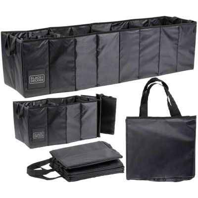 25. ORGANIZER SCHOWEK 4 KOMORY SKŁADANY 110X30X30cm BLACK + DECKER