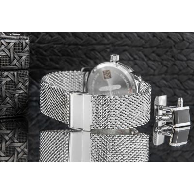 6. Zegarek Męski ZEPPELIN LZ127 Graf Zeppelin GMT 7642M-5 + BOX