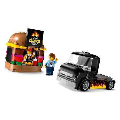 4. LEGO City 60404 Ciężarówka z burgerami