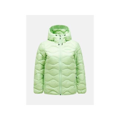 Kurtka puchowa damska PEAK PERFORMANCE Helium Down Hood Jacket Women zielony