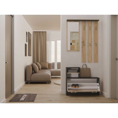 6. GARDEROBA SZAFKA NA OBUWIE ANTRACYT/ARTISAN