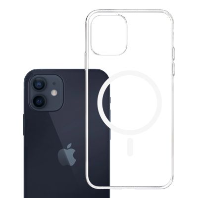 6. Etui 3mk Clear MagCase na Apple iPhone 12/12 Pro - przezroczyste